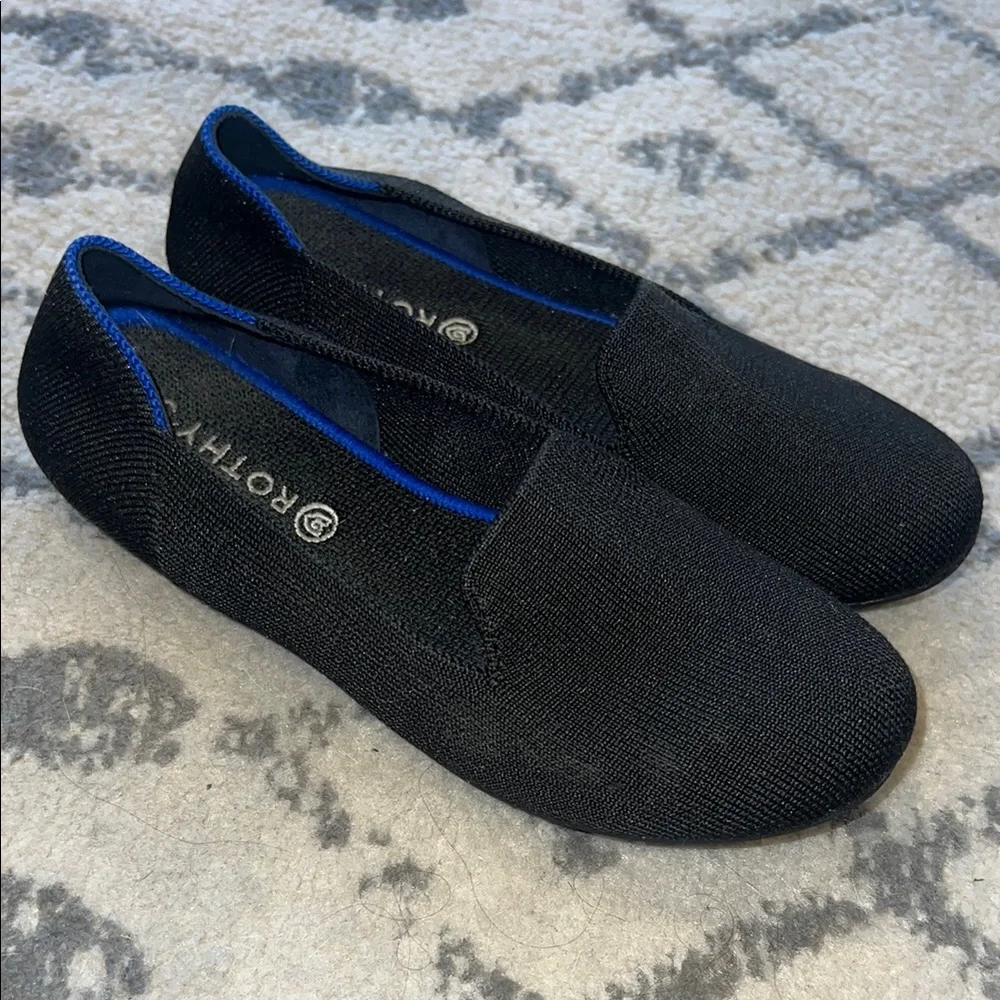 Rothy's Black The Kids Loafer - Picture 2 of 4